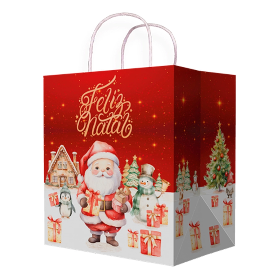 Sacola P.presente Natal Encantado 24 5201 Ideia