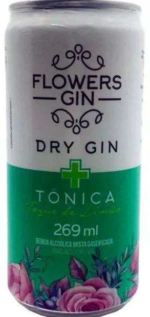 Gin Tonica Flowers 269ml Limao Lt