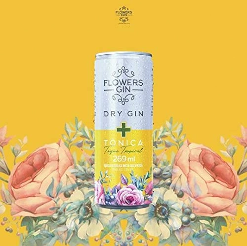Gin Tonica Flowers Lt 269ml Toque De Tropical