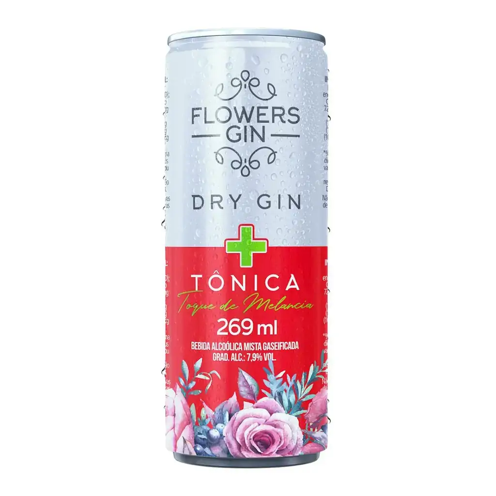 Gin Tonica Flowers Toque De Melancia 269ml