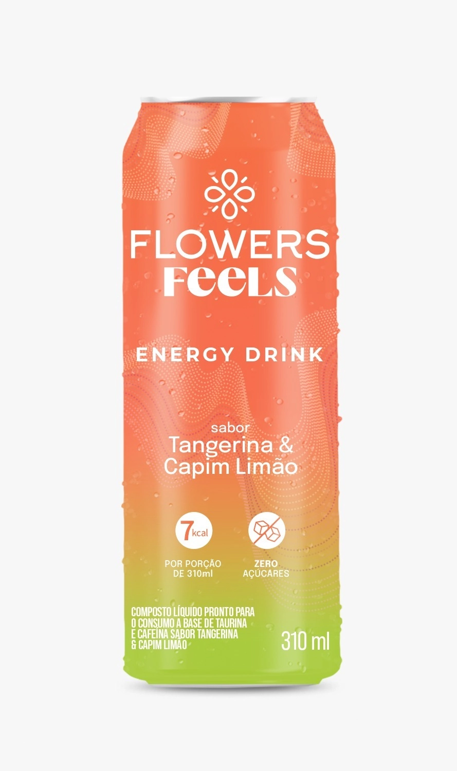 Energetico Flowers 310ml Tangerina