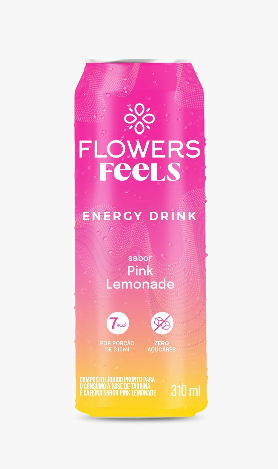 Energetico Flowers 310ml Pink Limonade