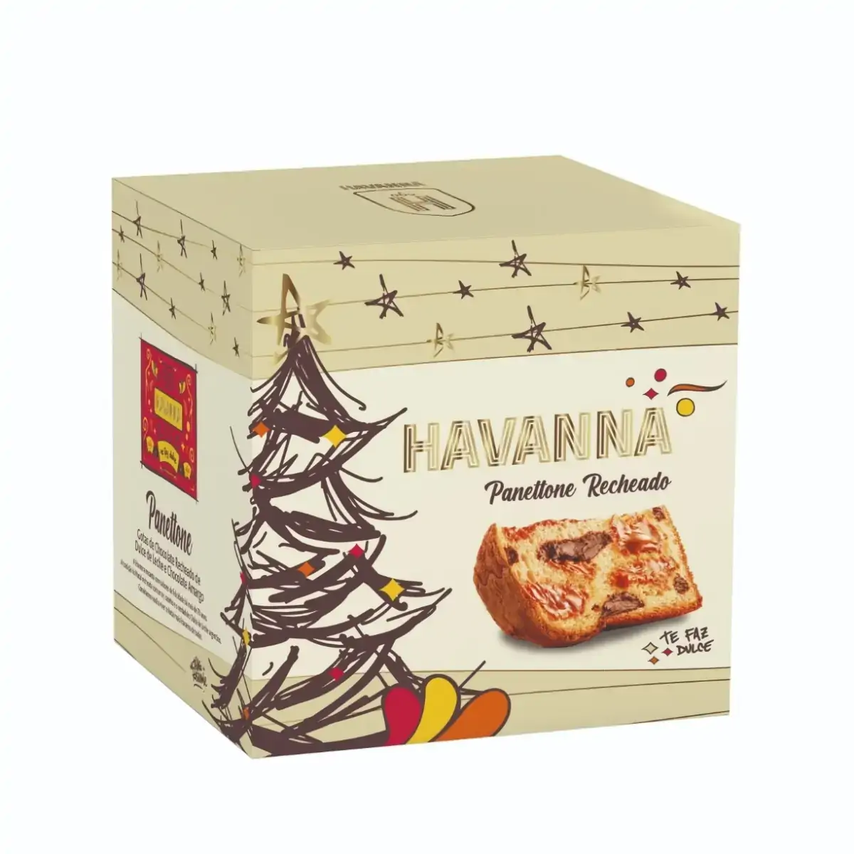 Panettone Rech Havanna Choc Dc Leit 700g