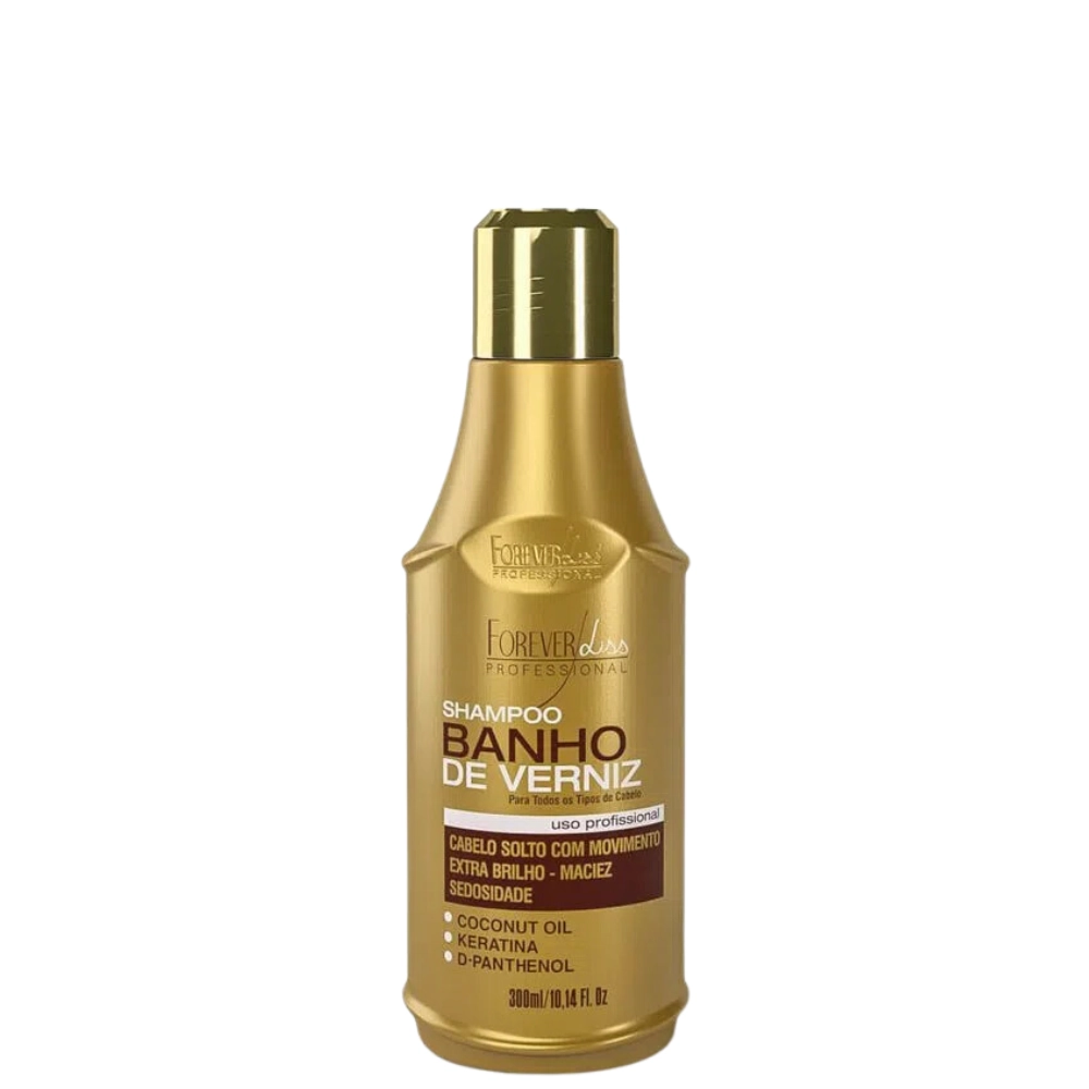 Shampoo Banho De Verniz Forever Liss Professional 300ml