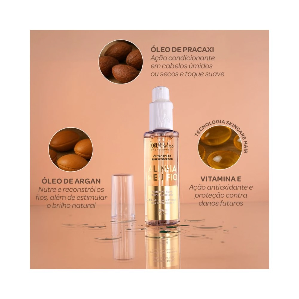 Oleo Cap Superpoderoso Forever Liss 60ml Devolve Meu Brilho