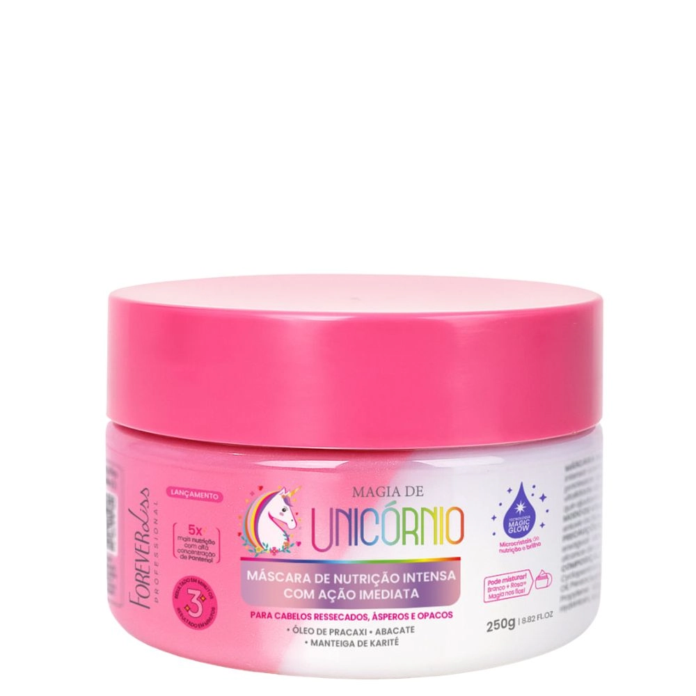 Masc Nutricao Intensa Forever Liss 250g Magia De Unicornio