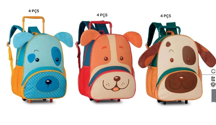Mochila C/carrinho Masc. Ref.cp2652a Clio