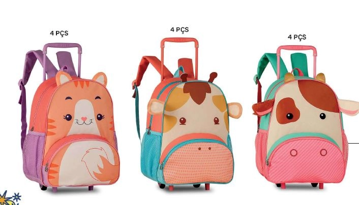 Mochila C/carrinho Fem. Ref.cp24022a Clio