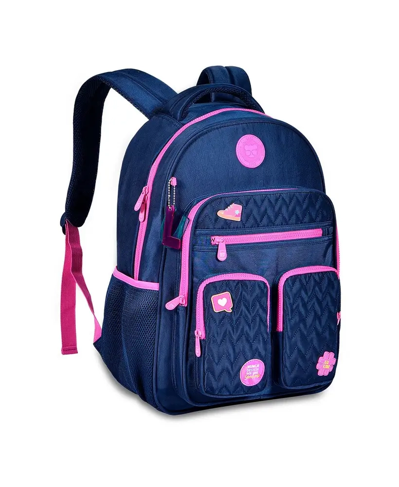 Mochila Juvenil Feminina Luluca Lu24088 Up Importacao