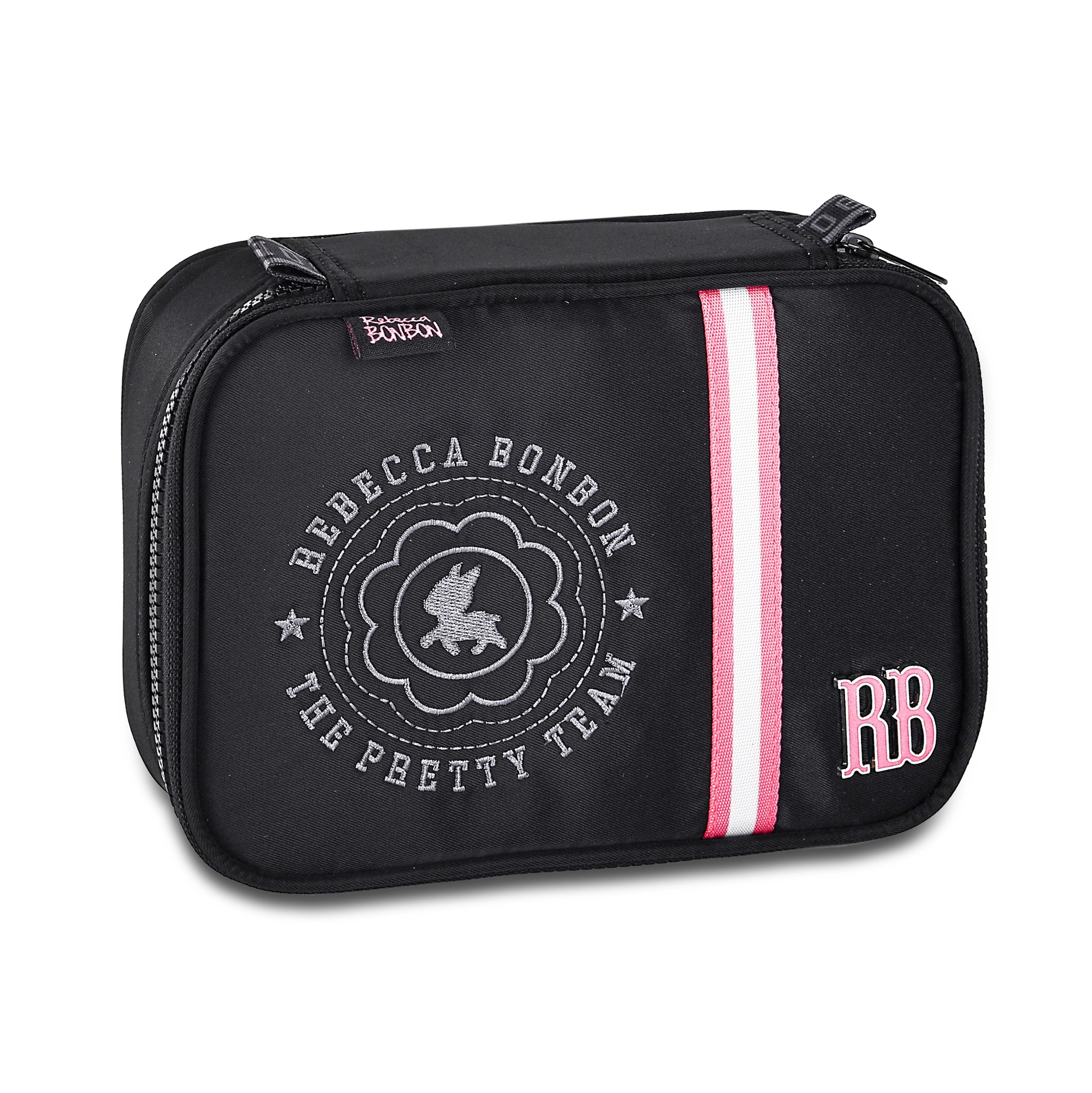 Estojo Case Rb Preto Rosa 1 Zip Rb24549 Semax
