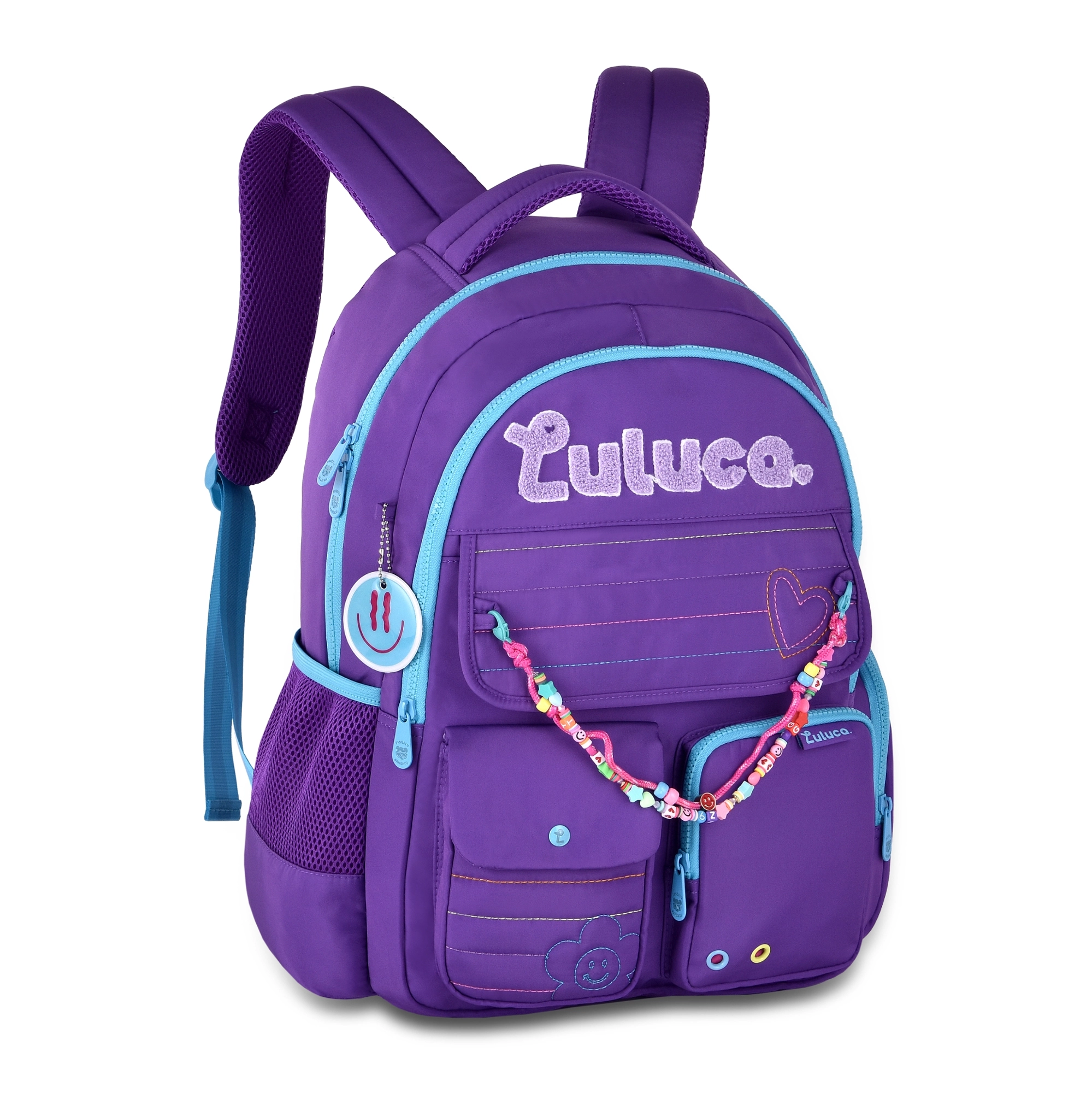 Mochila Juvenil Feminina Luluca Roxa Lu24611 Semax