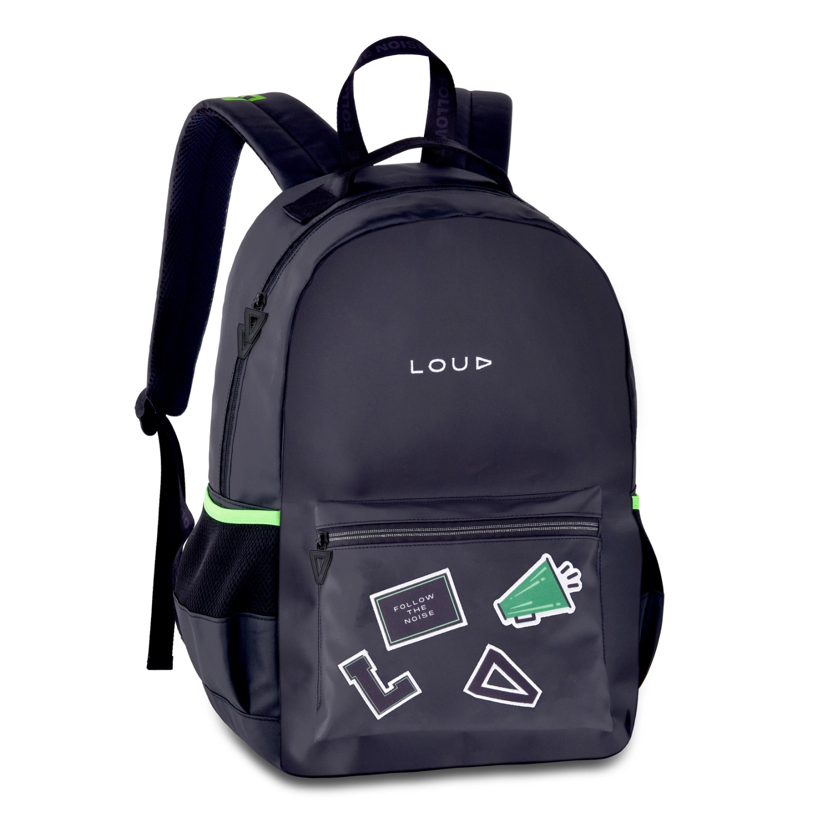 Mochila Juvenil Loud Preto Lo24655 Semax