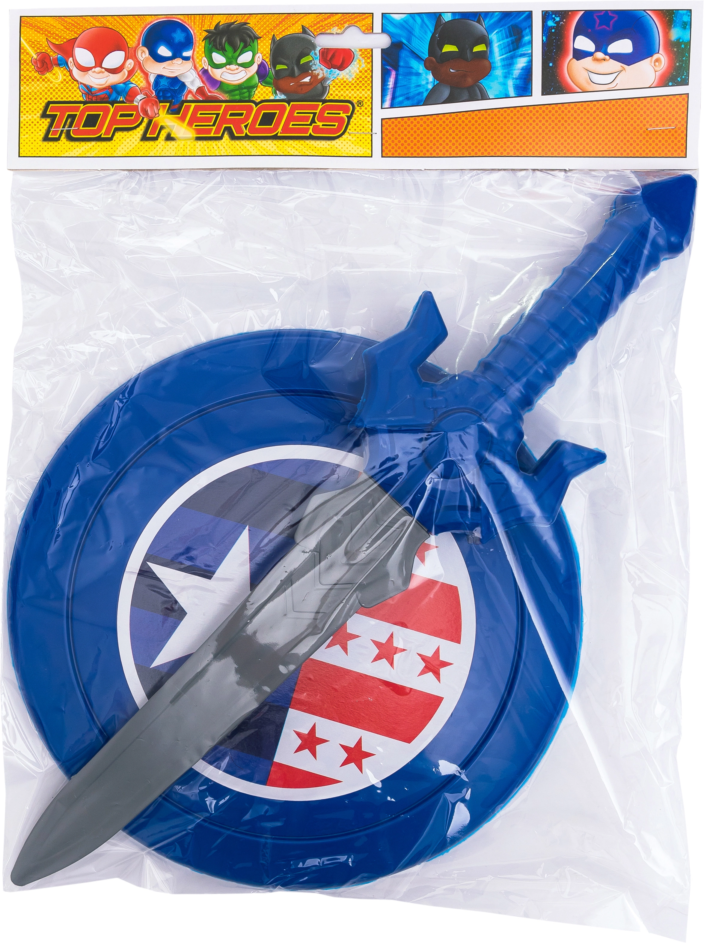 Kit Espada E Escudo Toymaster Azul