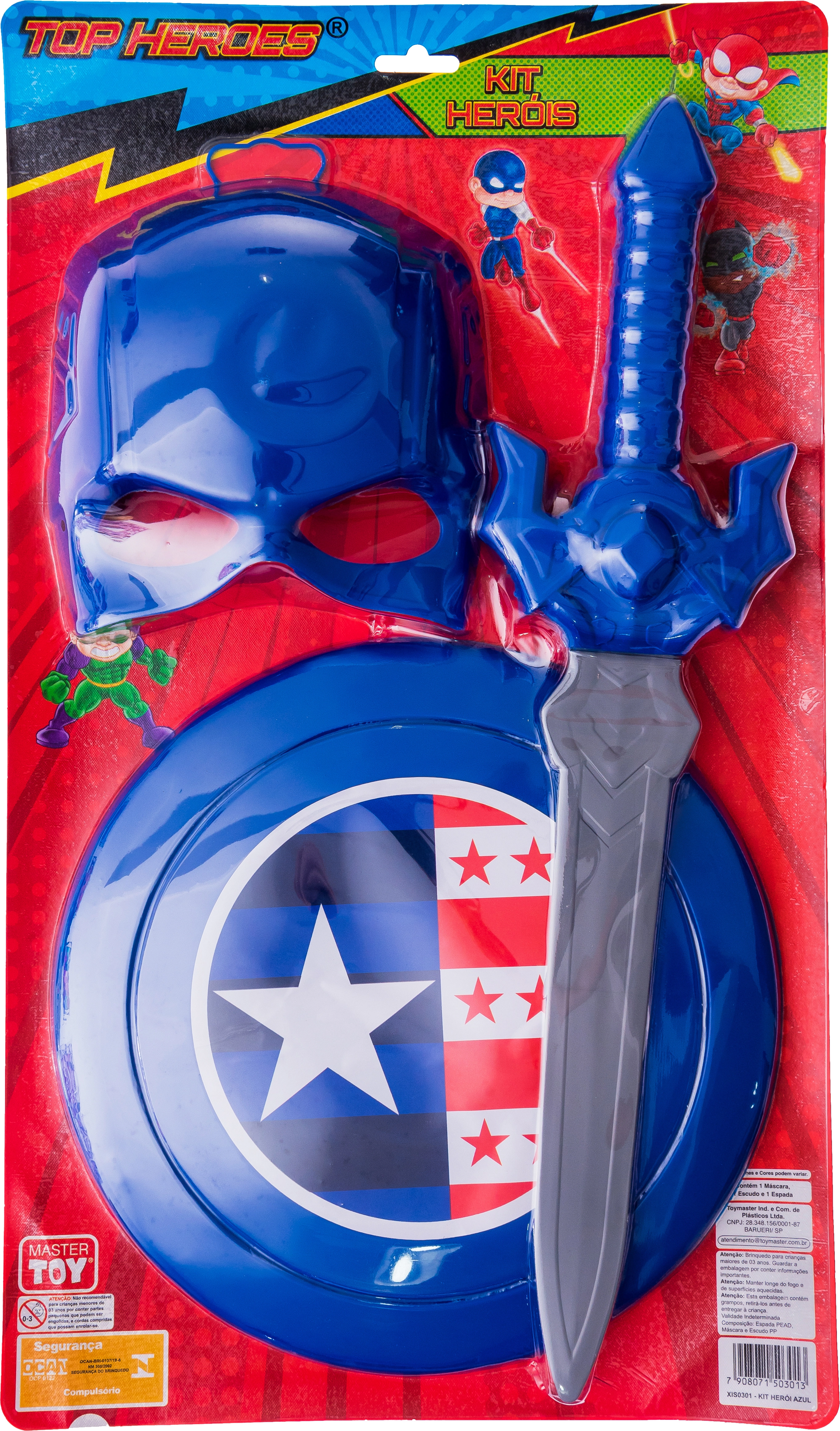 Kit Heroi Azul