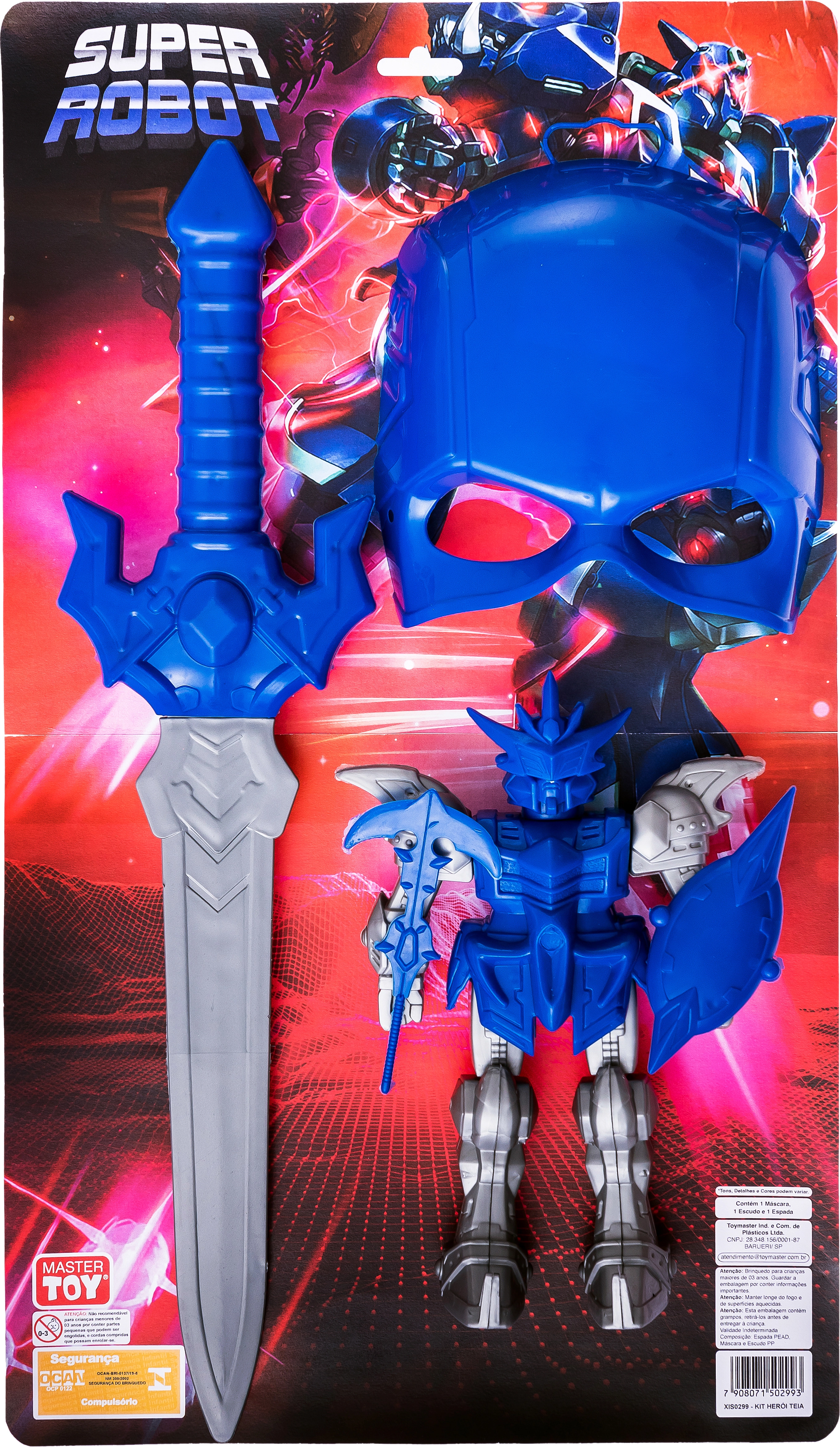 Kit Super Robo Azul Xis0690 Toymaster