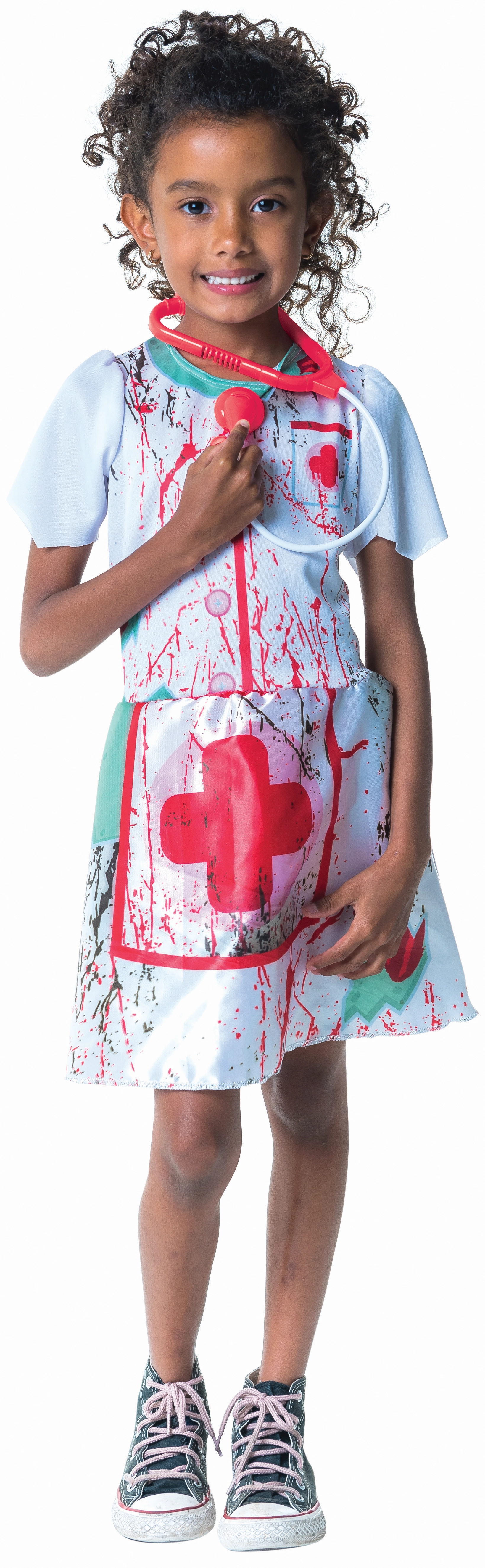 Fantasia Infantil Medica Zumbi Xis0704 Toymaster