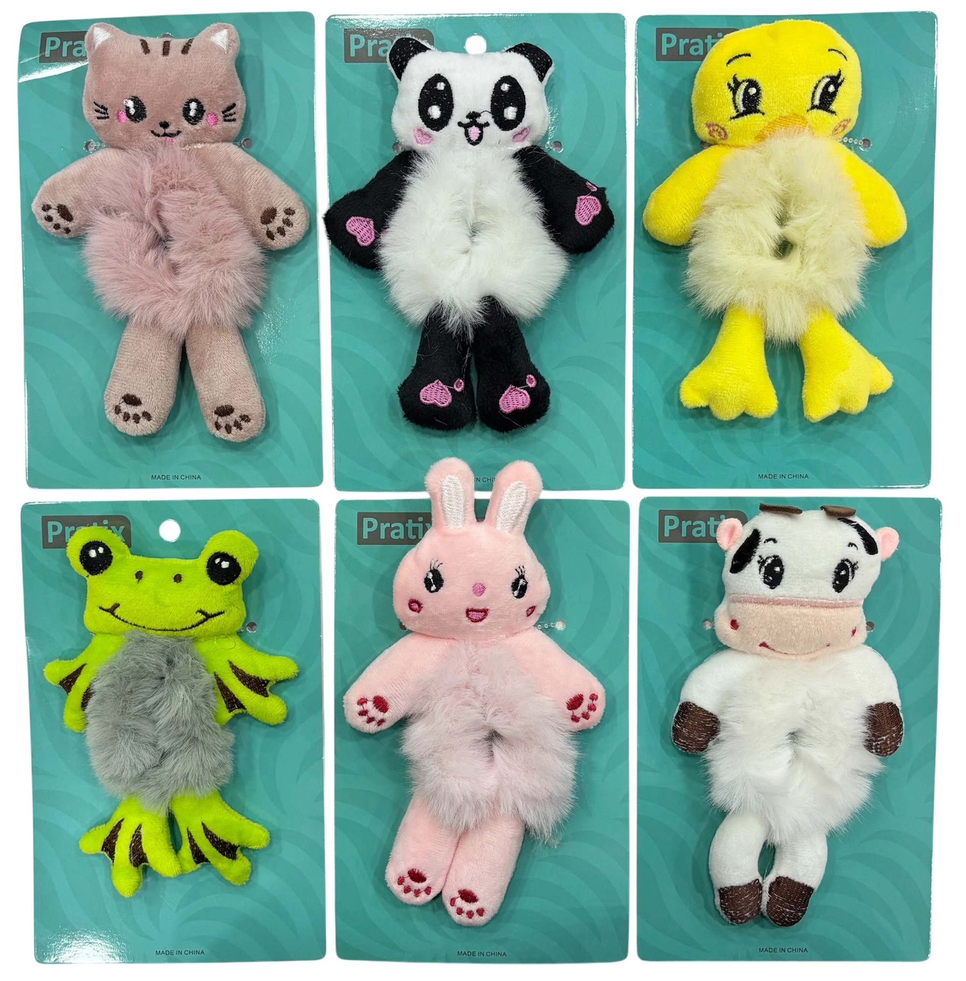 Amarrador Elastico Animais Pelucia F315 Pratix