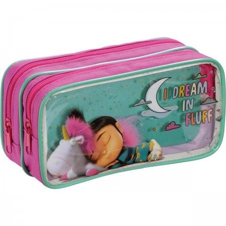 Estojo Minions Fluffly 1comp.g Pt/2 Foroni