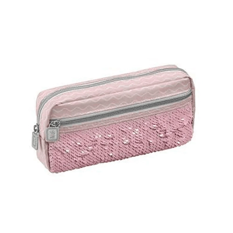 Estojo Blush 1comp.g Bolso Rosa Pt/2 Foroni