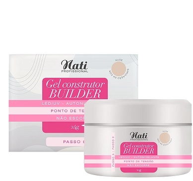 Gel Construtor Nati Profissional Builder Nude 24g