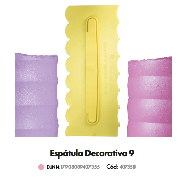 Espatula Decorativa 9 Rosa Bebe Bluestarnet
