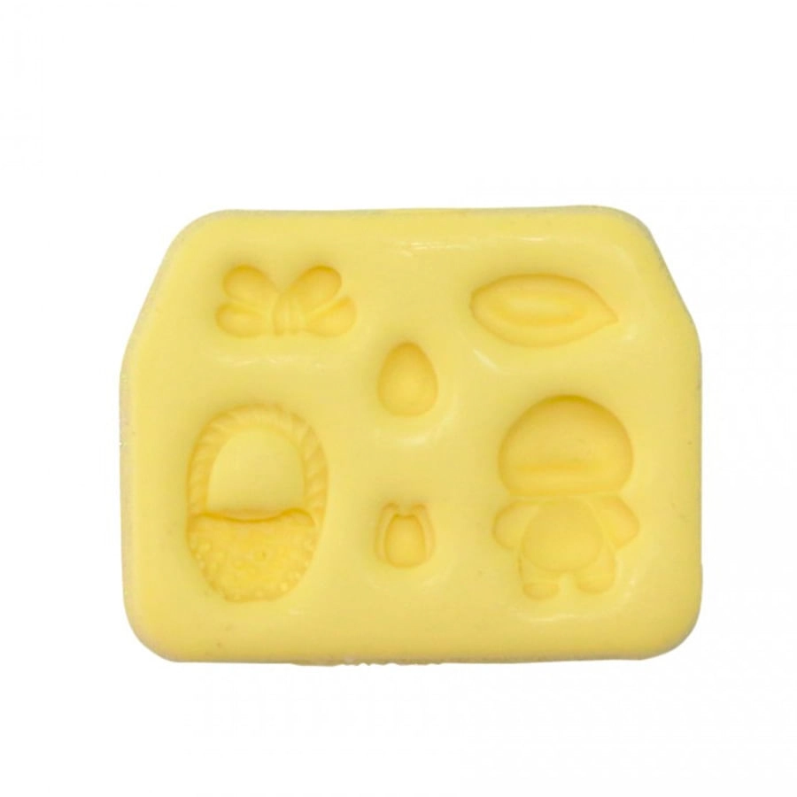 Molde De Silicone 025 Coelho C/ Cestinha Bluestar