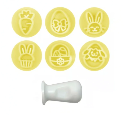 Kit Carimbos Pascoa Brilhante Am 7pc 412277 Bluestar