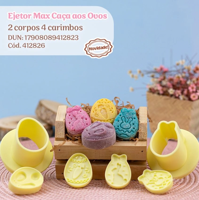 Molde P.ejetor Max Caca Ovos 6un 412826 Bluestar