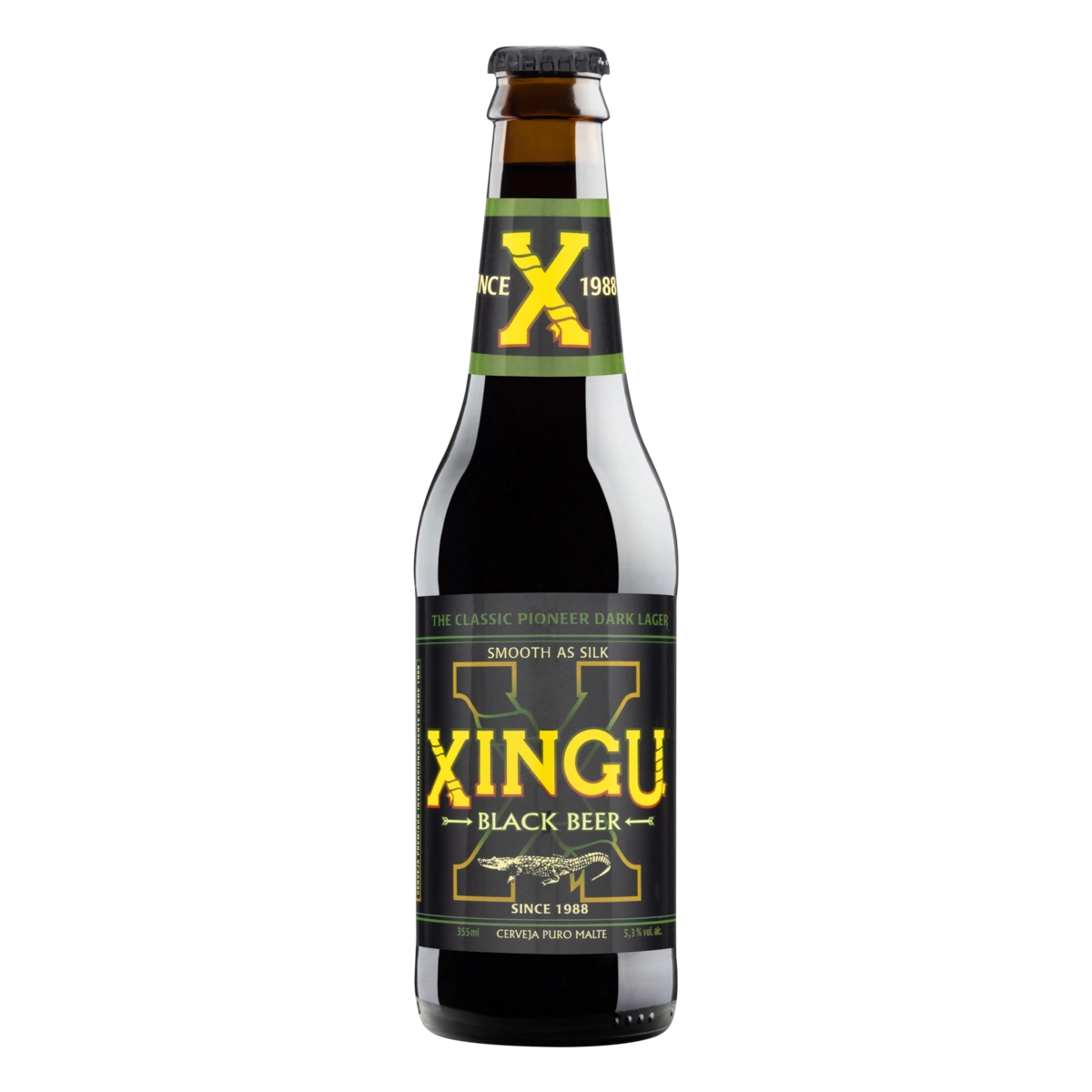 Cerveja Dark Lager Puro Malte Xingu Black Beer Garrafa 355ml