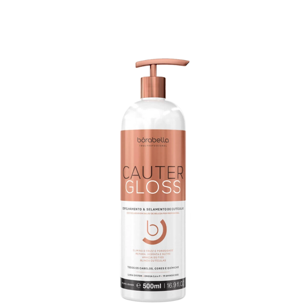 Borabella Cauter Gloss Espelhamento E Blindagem Cuticular 500ml