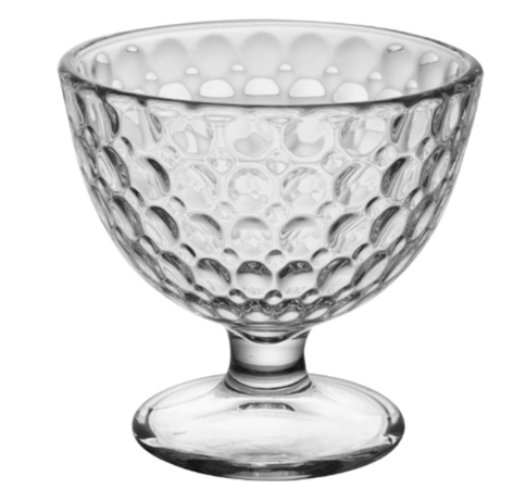 Taca Sobremesa Vidro Bolhas 300ml 220286 Lyor
