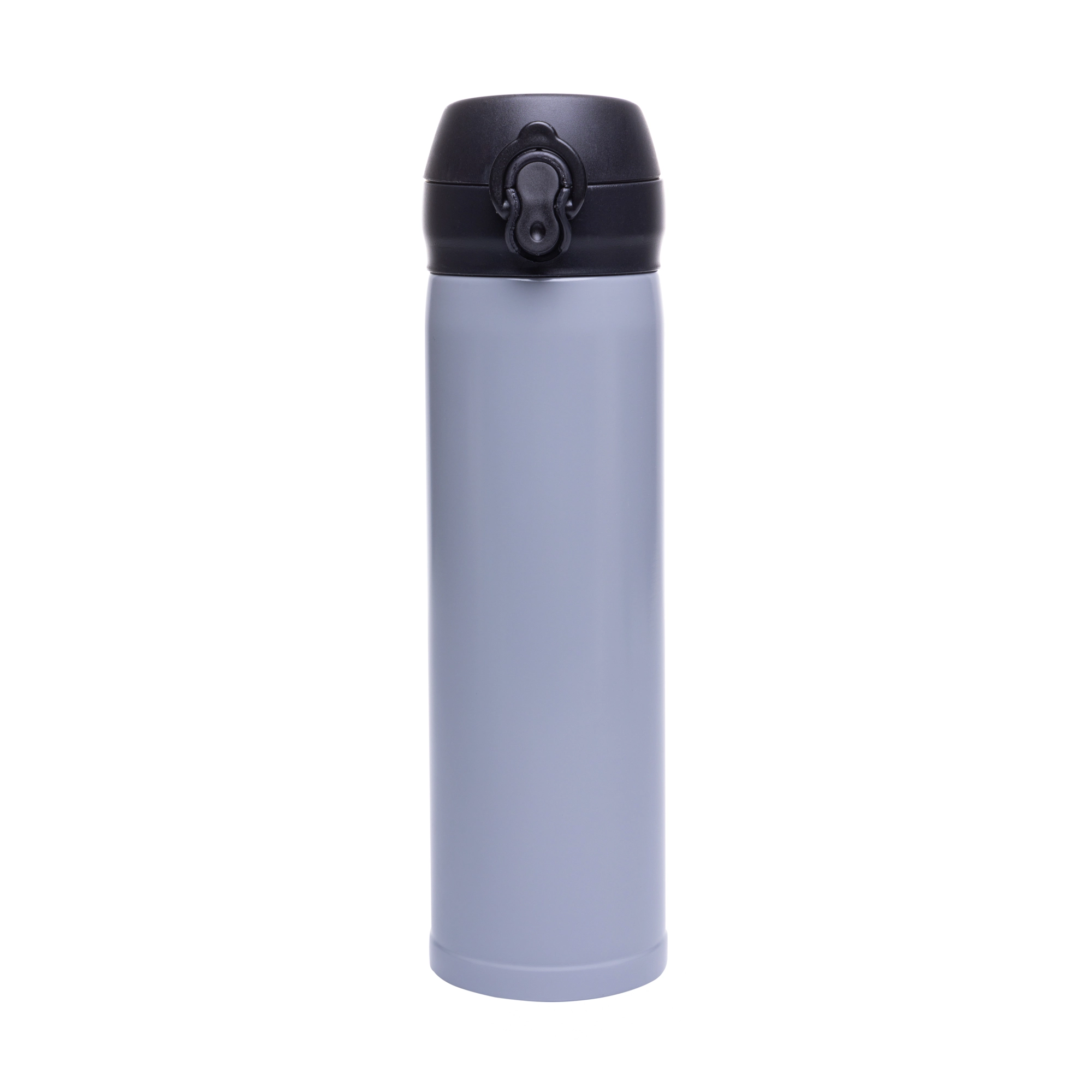 Garrafa Termica Dupla Parede Inox Tampa Flip Cinza 410ml 220525 Lyor