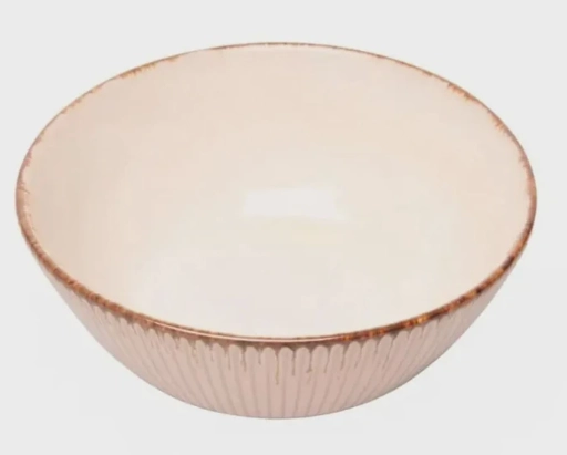 Bowl De Ceramica Linear 16cmx7cm Lyor Branco