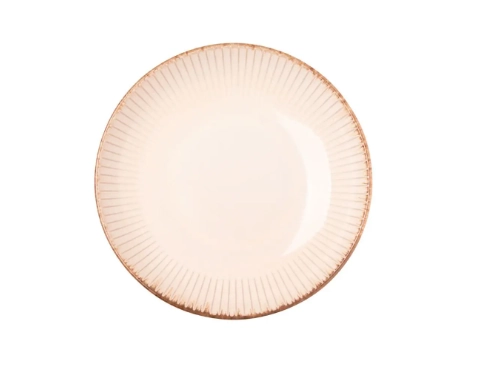 Prato P/massa De Ceramica Linear Lyor 23cm Branco