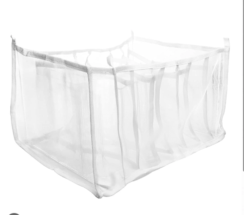 Colmeia Organizadora 7 Divisorias Nylon Branca 36x24x20cm 221053 Lyor