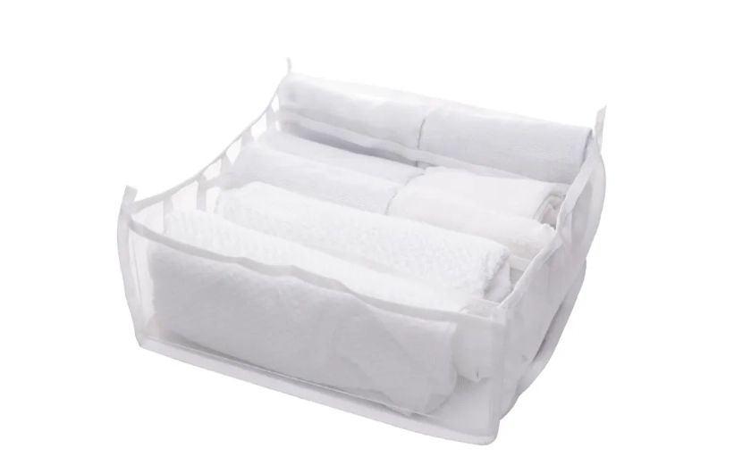 Colmeia Organizadora 6 Divisorias Nylon Branca 32x31.5x12cm 221054 Lyor