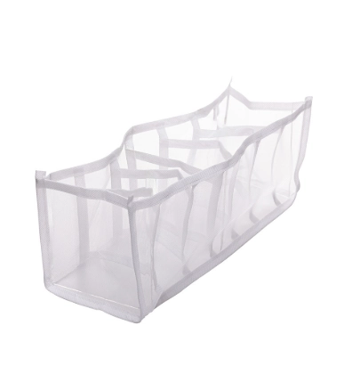 Colmeia Organizadora 7 Divisorias Nylon Branca 32x12x12cm 221055 Lyor