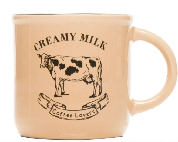 Caneca Ceramica Creamy Milk Bege 180ml 221080 Rojemac