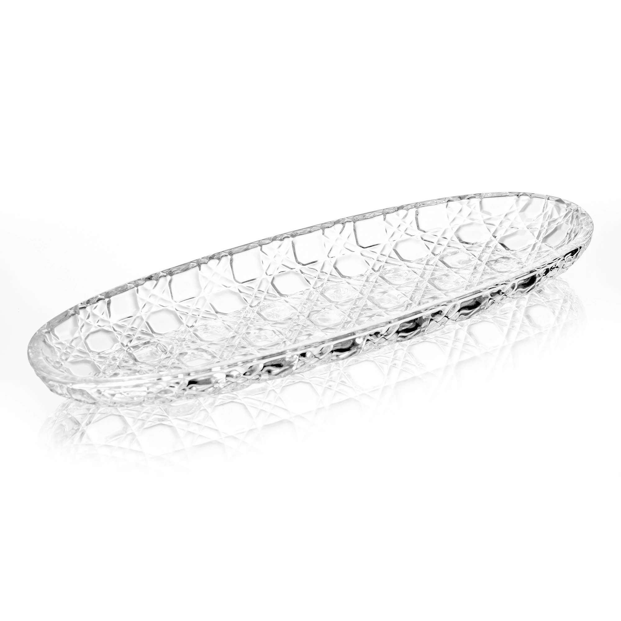 Travessa Vichy Vidro 30x10.5x2.5cm 221081 Lyor
