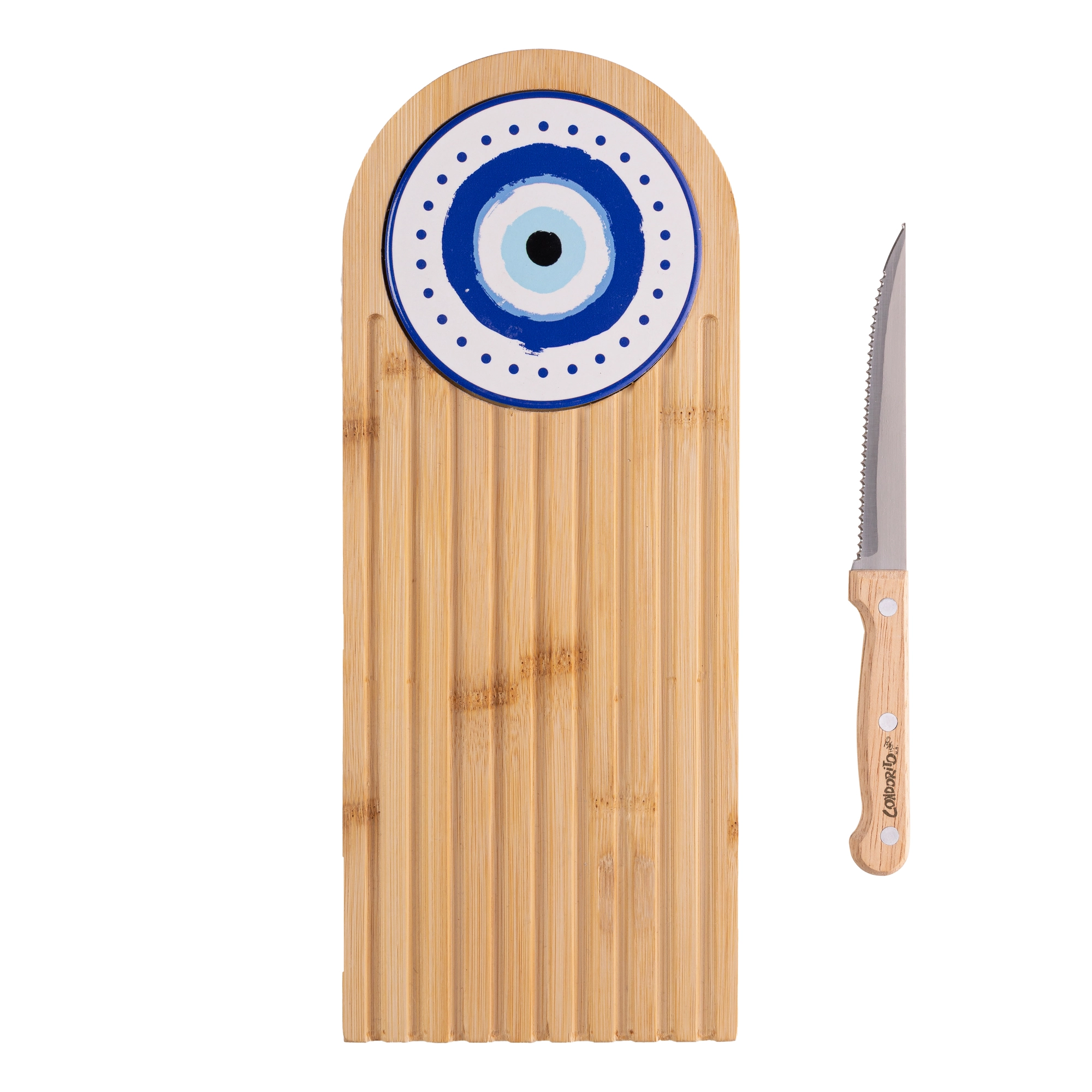 Kit Servir Greek Bambu 32,5x13,5x4,2cm 3pcs 221664 Lyor