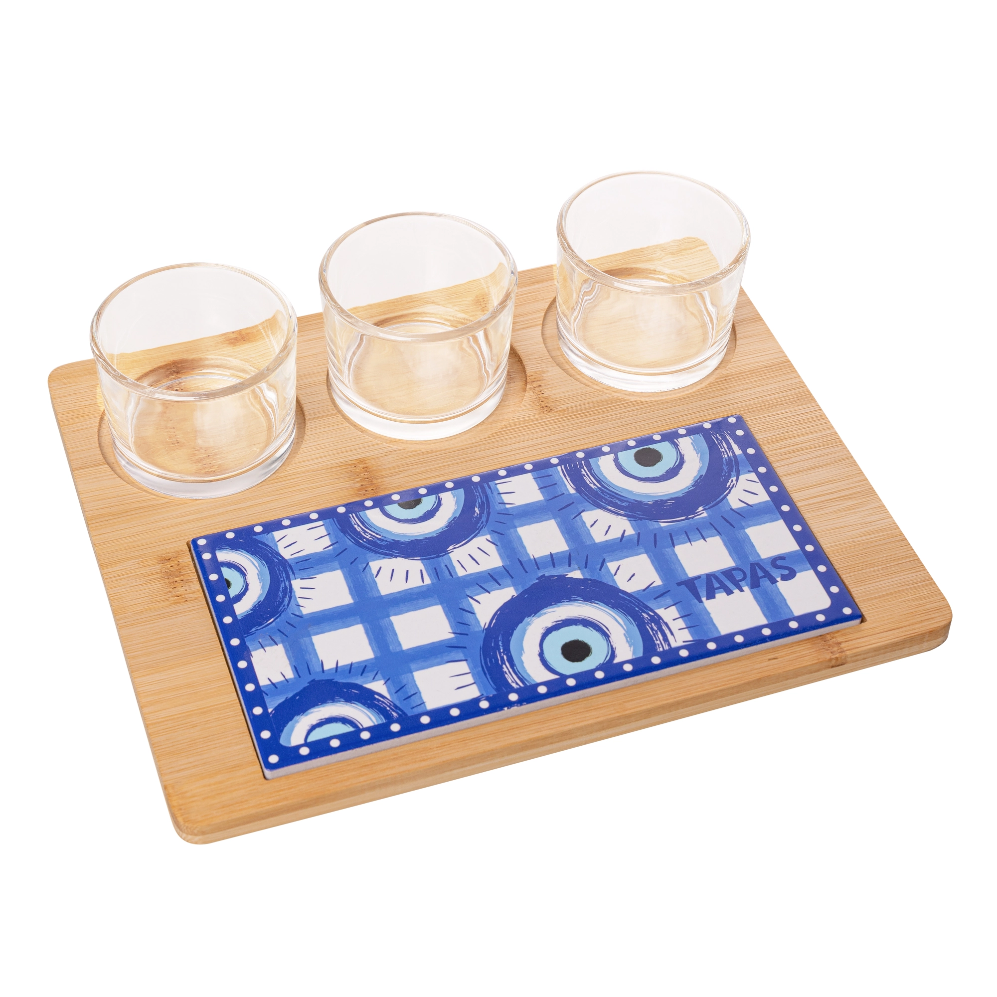 Kit Servir Greek Bambu 26x21,5x6cm 5pcs 221665 Lyor