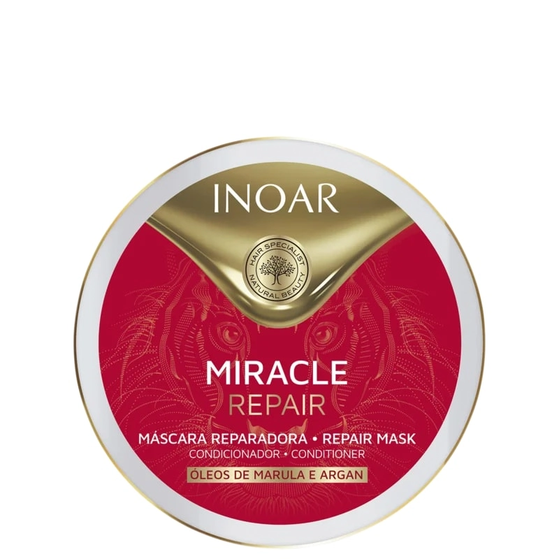 Máscara Reparadora Inoar Miracle Repair Pote 250g