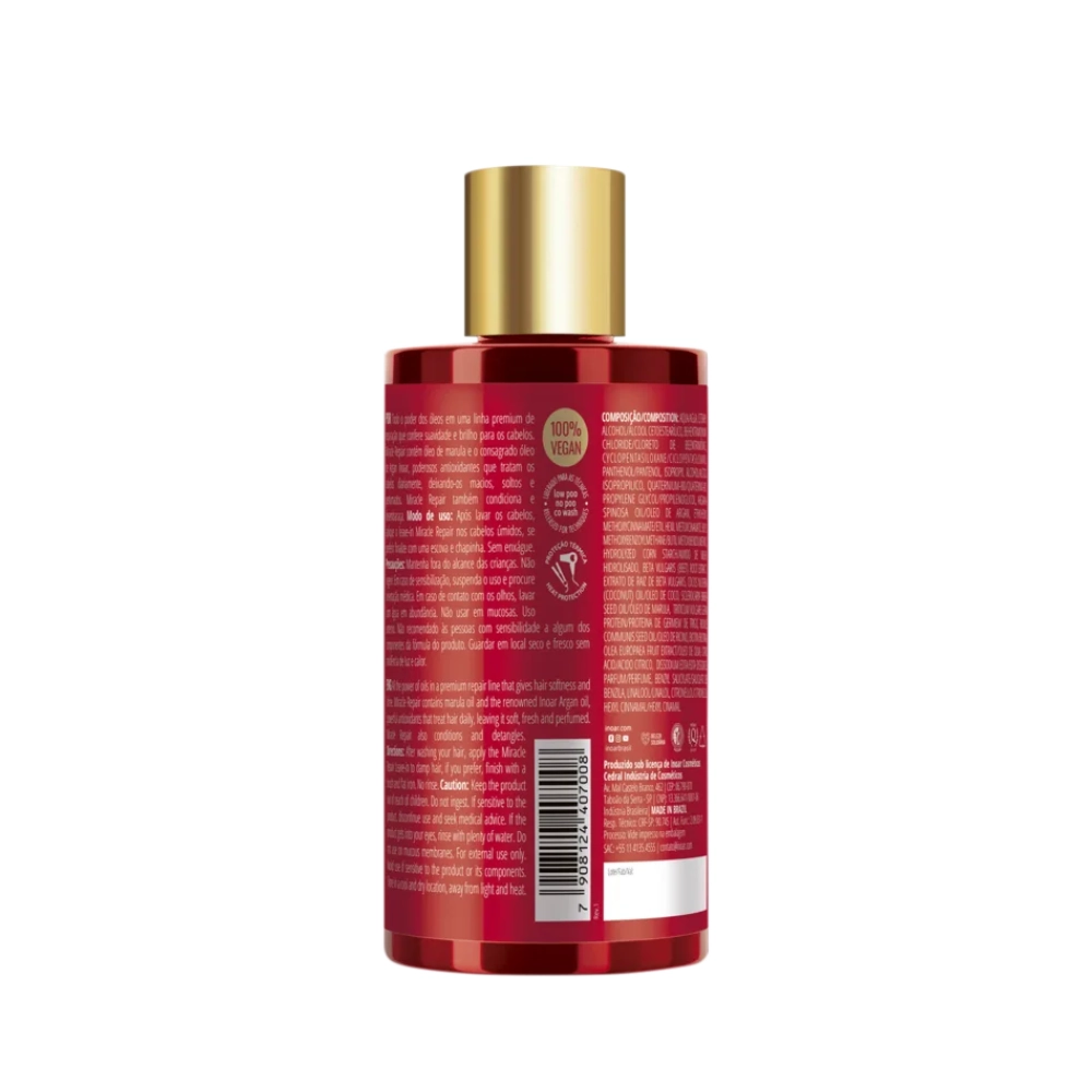 Leave In Termoativado Inoar Miracle Repair Frasco 220ml