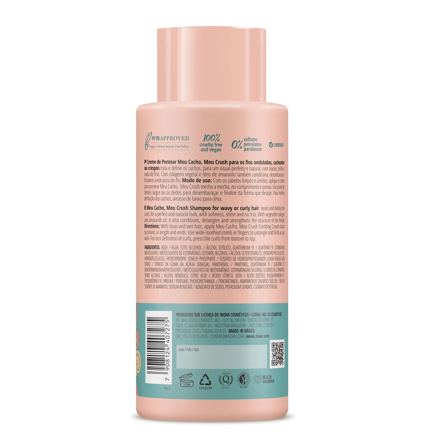 Cr Pent Inoar 500ml Meu Cacho Meu Crush