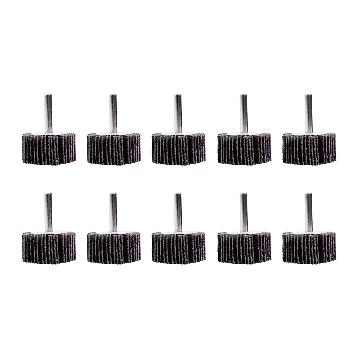 Mini Roda Lixa Pg Aeme 40x20 Haste 6mm 10 Unidades - 60