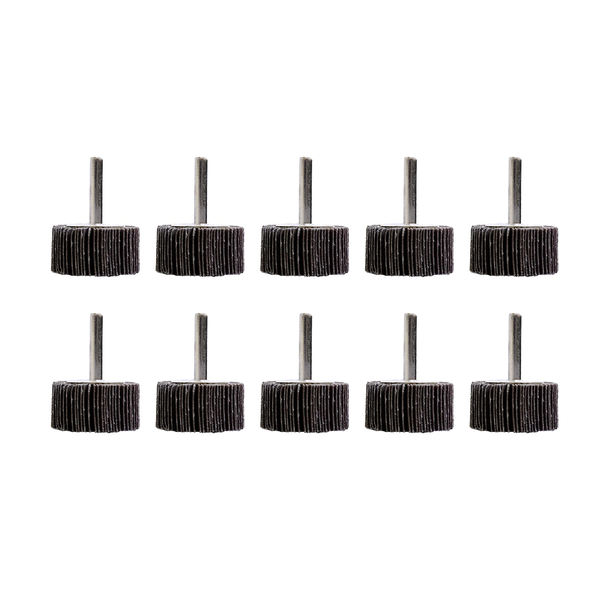 Mini Roda Lixa Pg Aeme 40x20 Haste 6mm 10 Unidades - 120