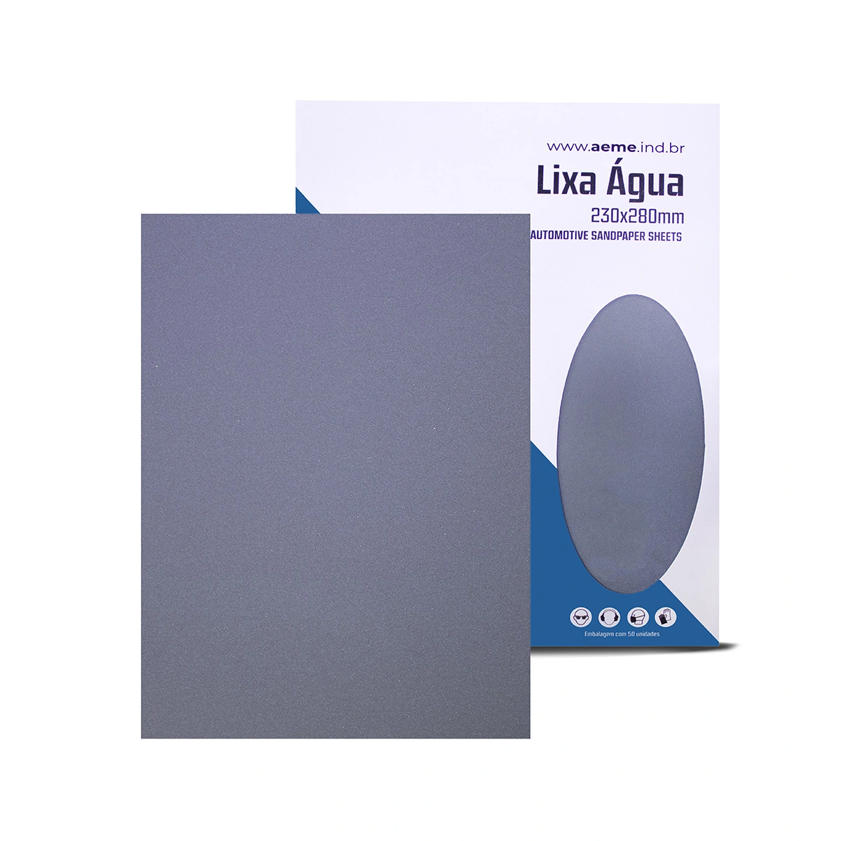 Folha De Lixa Água Aeme Extra 230x280mm 50 Unidades - 600