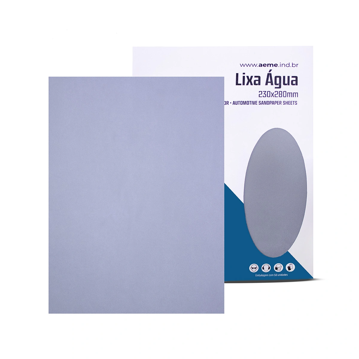 Folha De Lixa Água Aeme Extra 230x280mm 50 Unidades - 3000