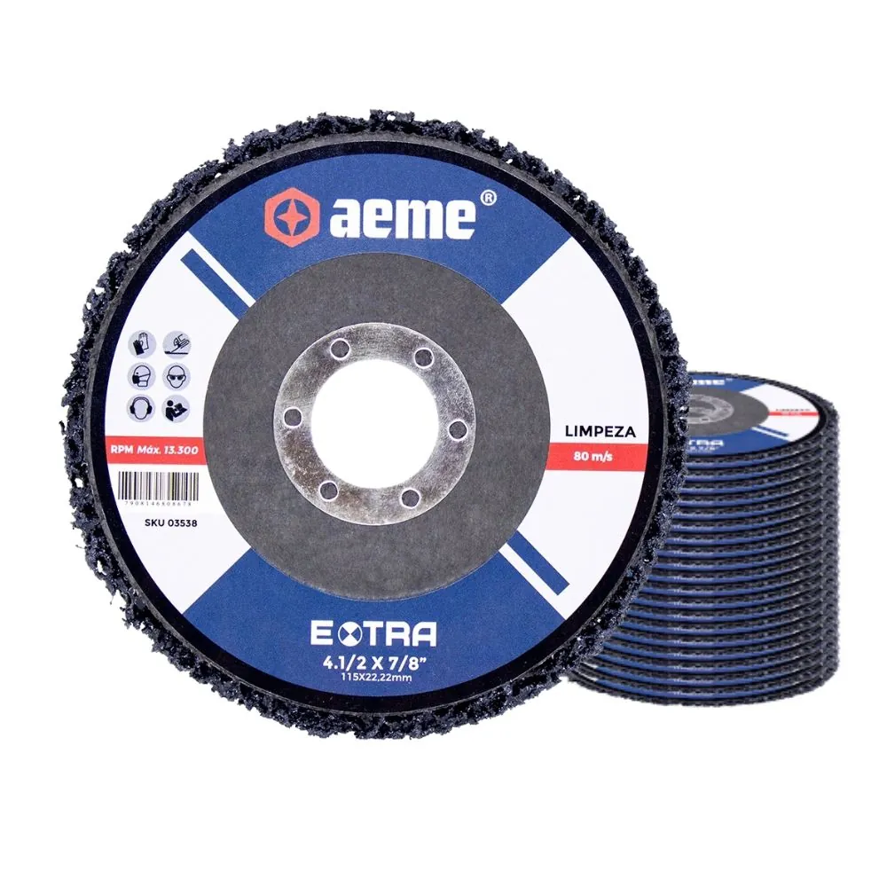 Disco Flap Aeme Extra Limpeza 4.1/2" Csd Fvr 20 Unidades