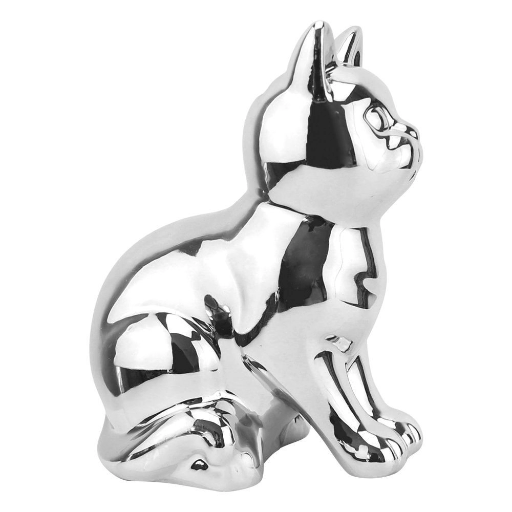 Cofre Gato Ceramica 17x12x9cm